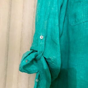 Talbots Pin-tucks popover Top